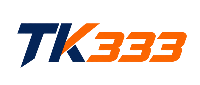 tk333 homepage logo in red gaming theme